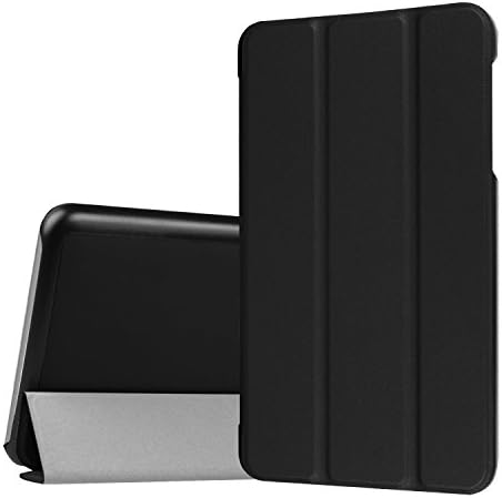 Walle Shop Dragon Touch S7 Case Cover Slim Fit Flip Stand for Dragon Touch S7 7-inch 3G Phablet Intel Quad Core Android 5.1 Lollipop Tablet (black)