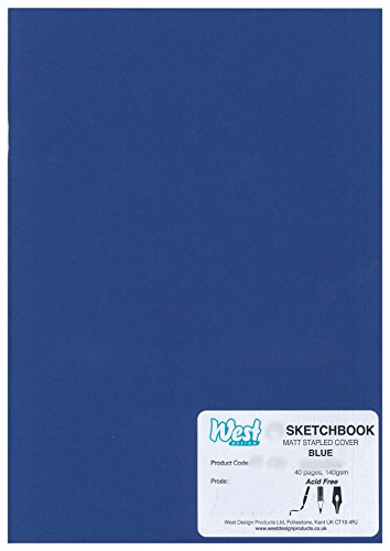 RS261957 A5 SKETCHBOOK MATT BLUE 140g en promo sur Amazon