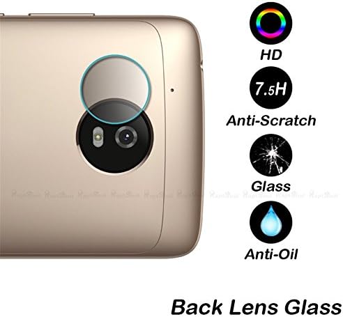 YOUZUO 10 Pcs Back Camera Lens Protective Transparent Clear Tempered Glass Protector Film For Motorola Moto Z2 Force Play
