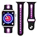Haveda Sport Bands Compatible for Apple Watch 38mm/40mm, Soft Silicone Sport Strap Bands for Apple Watch, iWatch Series 4/3/2/1,Women Men Kids 38mm/40mm S/M Black/Purple