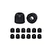 Earphones Plus Memory Foam Earbud Tips - Black