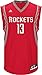 NBA Houston Rockets James Harden #13 Men's Replica Jersey, Large, Red