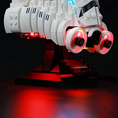 BRIKSMAX Led Lighting Kit for Stormtrooper Helmet Compatible with