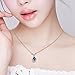 Yonteia Jewelry Set Blue Waterdrop Pendant Necklace and Earrings Gifts For Women