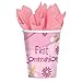 Amscan Pink First Communion Paper Cups for Religious Party Hot and Cold Beverage, Pink, 9 oz