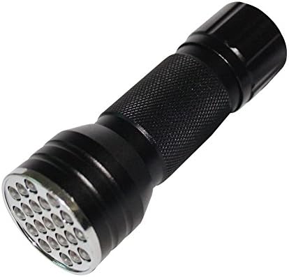 PETHOUZZ UV Flashlight Pet Urine Detector with 21 LED Ultra Violet Blacklight,Fluorescent Agent Detection,Medical Chemistry Applications,Jade Jewelry Test, etc.