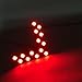 Car Rearview Mirror Turn Signal lights Auto Parts Concealed LED Turn Signal Indicator 14SMD LED Arrow Turn Signal-Red 2PCS