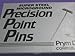 Dritz Home 214500 Bulk Package of Nickel-Plated Steel T-Pins, 350-Pack, Silver