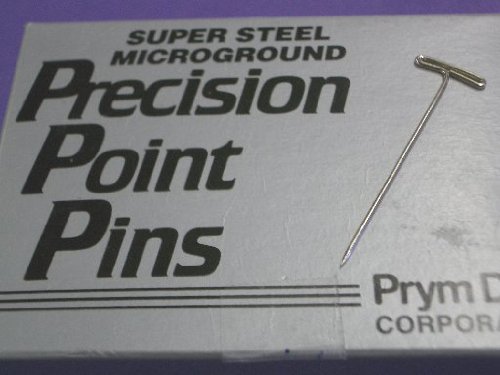 Dritz Bulk T-Pins - 350 Pack Nickel-Plated Steel Size 32 Pins For Sewing, Crafting & Upholstery