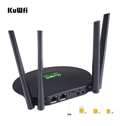 Router-4GLTE-WiFi-300MbpsKuWFi-Routercon-Ranura-Compatible-con-la-mayoria-de-operad-para-Tarjeta-SIM-con-una-Potente-Antena-4pcs-sin-Necesidad-de-configuracionRouter-WiFi-Cat4-Compartir-32-usuarios