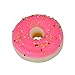Leyouyou520 Kawaii Donuts Soft Squishy Colorful Cell phone Charms Chain Cute Straps, 1 piece