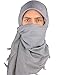 Mato & Hash Military Shemagh Tactical 100% Cotton Scarf Head Wrap - Silver CA2100-2