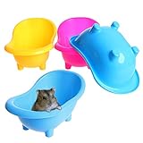 Kocome 1Pc Mini Hamster Gerbils Bathtub Small Pets Bath Sand Room Bathroom Bathing Case