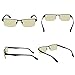 DUCO Blue Light Blocking Glasses Anti Eyestrain UV Filter Computer Game Eyeglasses Lightweight Frame 302