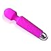 Meili Wireless Therapeutic Massager Power Vibrator Wand Waterproof with Multi-Speed,Muscle Electric Massagers-Pink