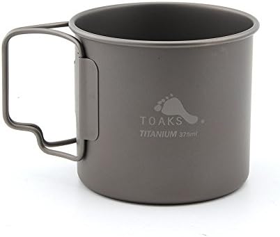 TOAKS Titanium Camping Pot Cup(375ml, 450ml, 550ml, 650ml, 750ml, 800ml, 900ml)