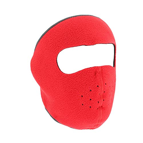 OWMEOT Stretchable Face Shield Mask Guards Balaclava Headwear for Camping,Running,Cycling, Biking, Motorcycling,Fishing,Hunting,Yard Working and Sun UV Protection (Red)