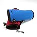Neoprene Water Bottle Drawstring Insulators, Set of 2 Red and Blue Sleeves with Clip