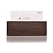 MaxGear Business Card Holder Wood Business Card Holder for Desk Business Card Display Holder Desktop Business Card Stand for Office,Tabletop - Oval 2 Pack