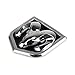 Areyourshop Head Grill Emblem Badge Sticker Decal Chromed Metal for Ram 6 x6.6CM(2.40x2.60Inch), Black