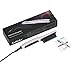 Hair Straightening Brush,SzHahn Hair Straightener Brush Comb,Straight Hair Styling,Fastest Heating Detangling Styling Anti Scald Ceramic Hair Straighteners - Pink