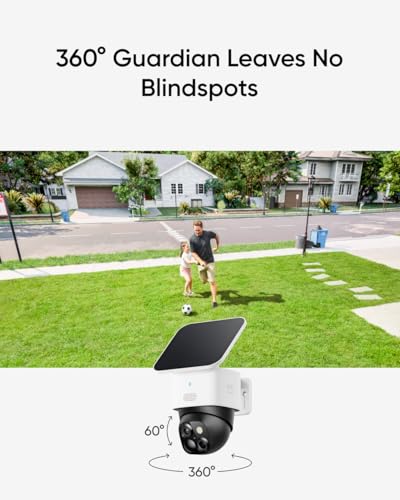 eufy Security SoloCam S340, Solar Security Cameras Wireless Outdoor, Cameras for Home Security, HomeBase S380 (HomeBase 3),eufy Edge Security Center