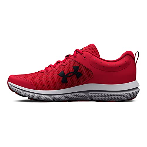 Under Armour Men's Charged Assert 10 Shoes, (600) Red/Red/Black, 11.5