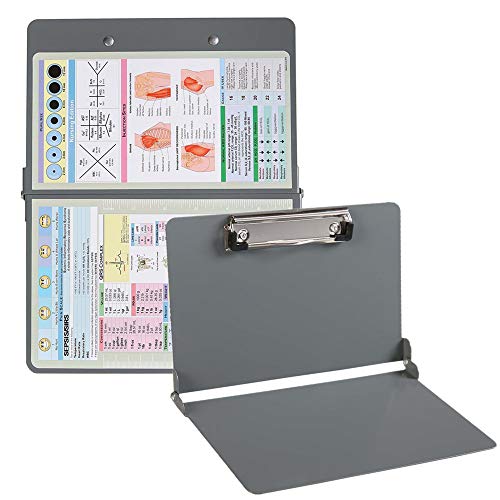 Nursing Clipboard Grey Mini Metal Clipboard with Generous Storage
