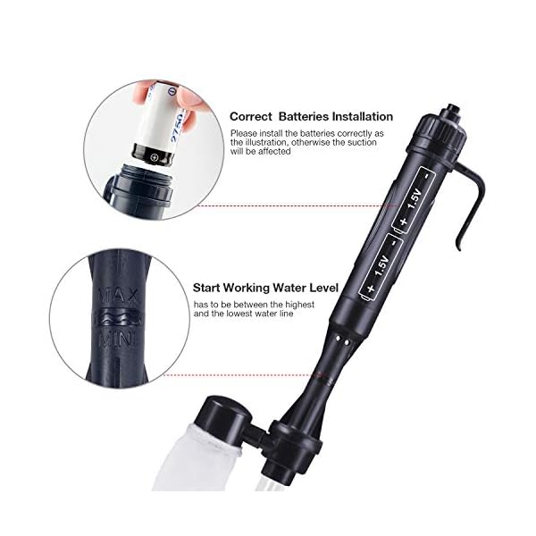 IREENUO Pulitore per Ghiaia Acquario Elettrico Sifone Aspirarifiuti Acquario per Pesci Sifone per Acquario Elettrico… IREENUO IREENUO Pulitore per Ghiaia Acquario Elettrico Sifone Aspirarifiuti Acquario per Pesci Sifone per Acquario Elettrico…