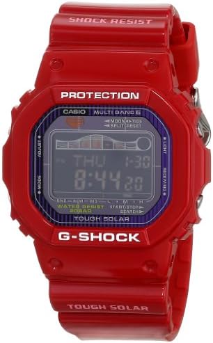 g shock tough solar red
