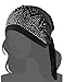Women's Knit Chemo Hat Beanie Scarf, Turban Headwear for Cancer Patients - Black, One Size