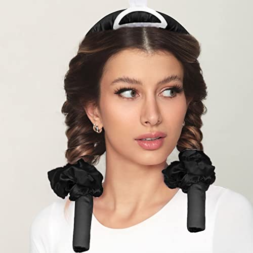 Heatless Curler FAVIRZCE Hair Rollers Rod Headband Satin Curling