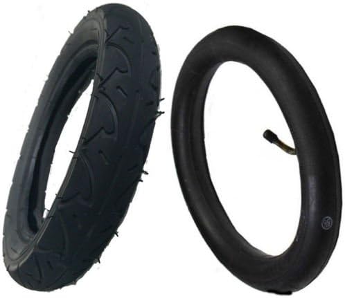 Qind 12-1/2''x2-1/4'' (57-203/62-203) Scooter Tire and Inner Tube Bent stem