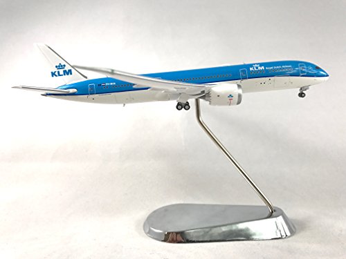 KLM Royal Dutch Airlines Boeing 787-9 Dreamliner Diecast Airplane Model PH-BHA With Stand 1:400 Scale Part# GJKLM1507
