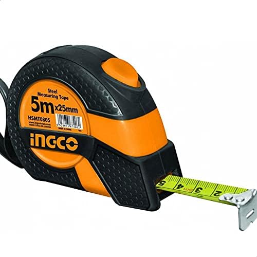 Ingco HSMT0805D Heavy Duty Steel Measuring Tape 5 Meters price in