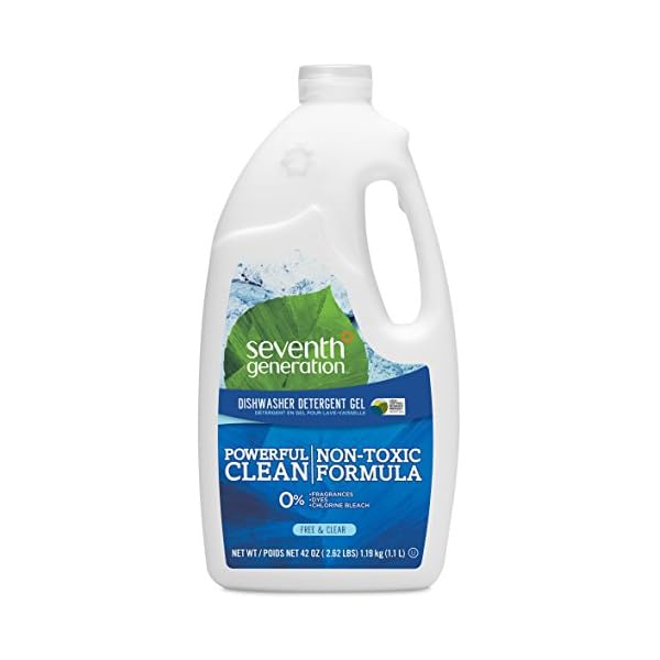 Seventh Generation Dishwasher Detergent Gel for Sparkling Dishes Free