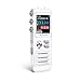 Voice Recorder - Noise Cancelling Audio Recorder - Packs 8GB Memory - Double Microphone for HD Sound Recording - Top Quality Metal Casing Dictaphone
