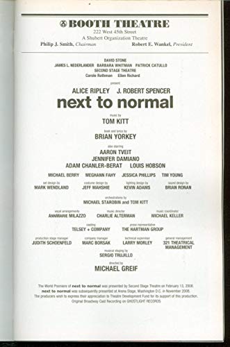 1 Normal+Broadway+playbill+Ripley+Chanler+Berat