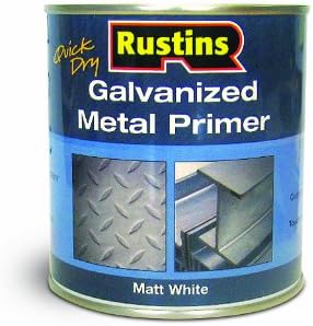 RUSTINS Galvanized Metal Primer 500ml, White, 500 ml (Pack of 1)