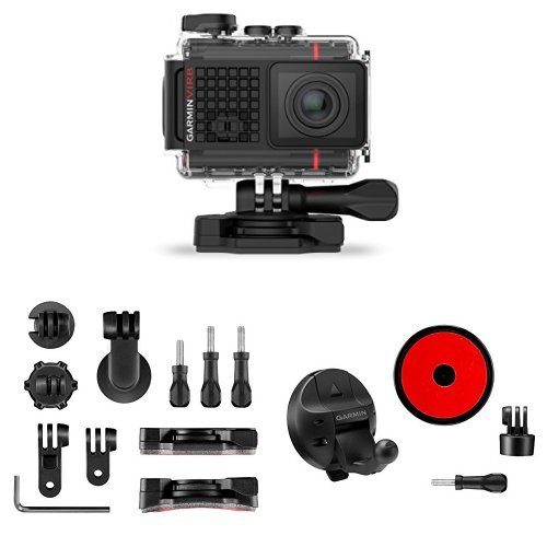 Garmin VIRB Ultra 30 with Adjustable Mounting Arm Kit and Auto Dash Suction Mount for Virb X & XE
