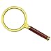 cnomg 3.5X Magnifying Glass Rosewood Handheld Magnifier Jewelry lens Loupe Perfect Viewing Coin, Reading, Insect, Hobby, and Observation Classroom Science 2.6'' Dia