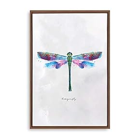 Framed Canvas Home Artwork Decoration Animal Portrait Canvas Wall Art for Living Room, Bedroom - 16x24 inches