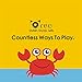 OFUN Crab Backpacks For Kids, Birthday Gifts for Boys Girls, Age 2-8 Years Old