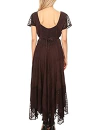 Vestido de hadas bordado de caléndula Sakkas