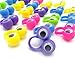 Dazzling Toys 24 Pack Eyes on Rings Party Favor Set | Eye Finger Puppets | Wiggly Eyes