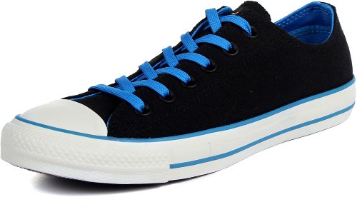 Converse - Chuck Taylor All Star Two Tone Ox Canvas Shoes in Black/Blue, Size: 4.5 D(M) US Mens 