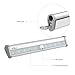 Kealive Motion Sensor Light Battery Operated with 10 Led Lights, Wireless Portable Aluminum Magnetic Strip Stick On Anywhere for Cabinet Closet Kitchen,160lm, 3-Pack