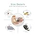 Winzik Novelty Brooch Pin Set 4pcs Cute Cartoon Cat Kitten Pattern Enamel-liked Lapel Pins Set Badges Ornaments for Women Girls Clothes Bags Backpacks Decor