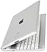 Luvvitt@ KBWHT Aluminum Bluetooth Keyboard Case for iPad 4 / iPad 3 / iPad 2 - White Keyboard