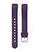 BeneStellar Newest Fitbit Alta HR and Alta Band with Metal Clasp, Silicone Replacement Band for Fitbit Alta HR and Alta (Classic) (Purple 1-Pack)